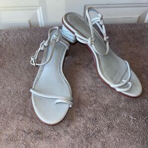 J. McLaughlin blue/gray strappy sandals size 8.5